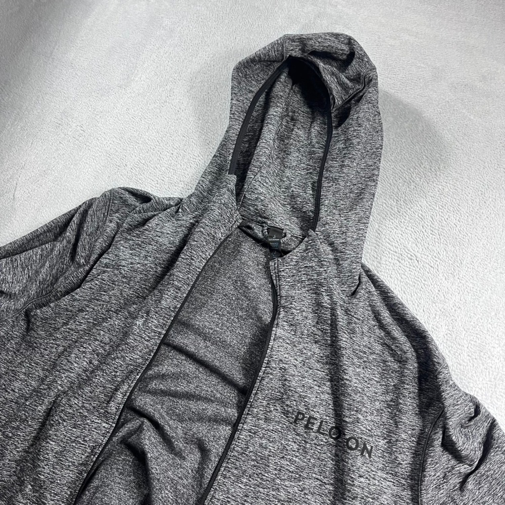 Lululemon x Peloton Mens Surge Warm Full Zip Hoodie Grey Space Dye Size L